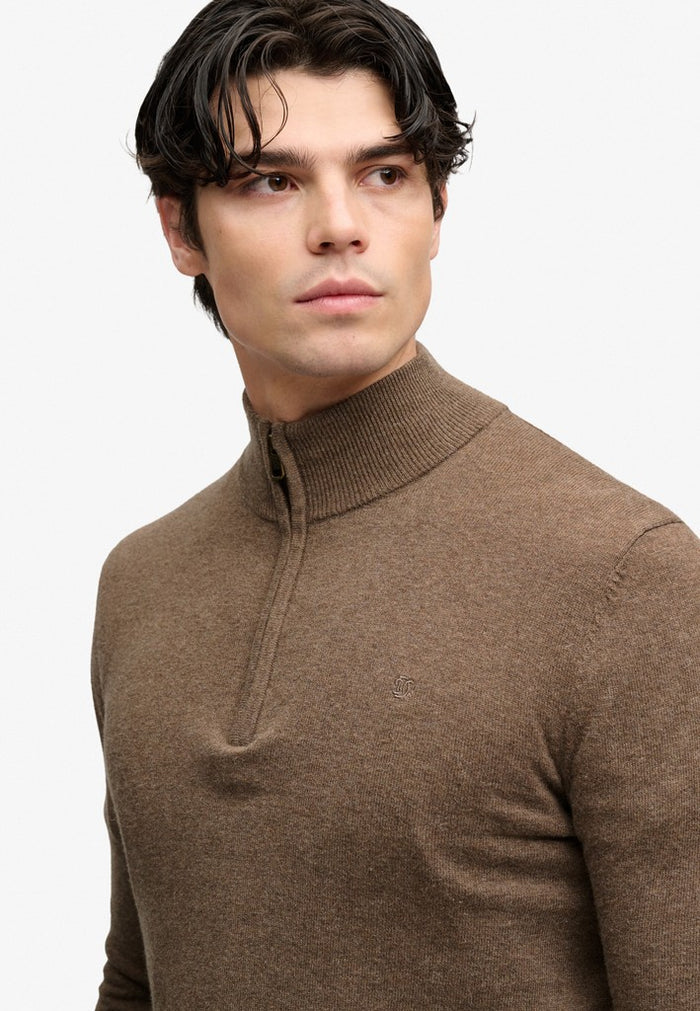 Superdry Wool Blend 1/4 Zip