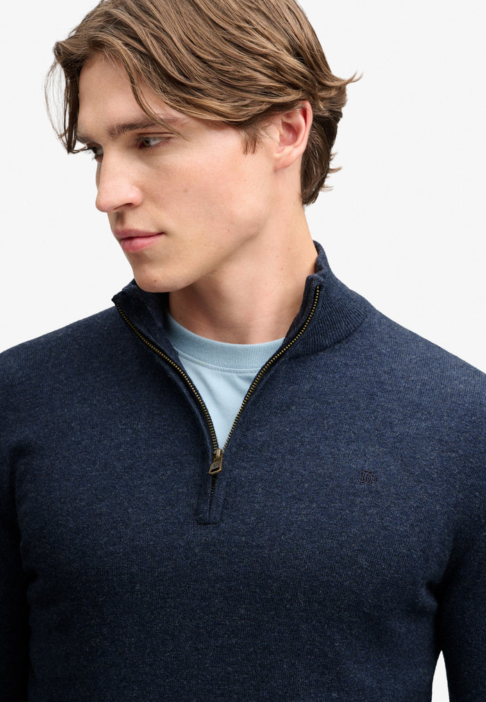 Superdry Wool Blend 1/4 Zip