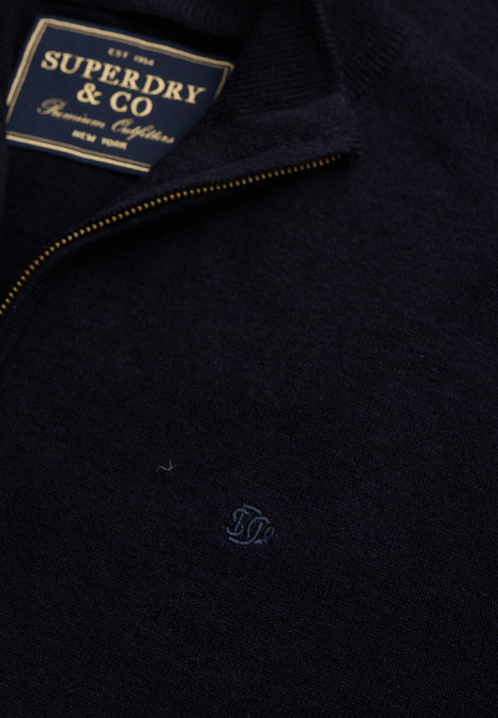 Superdry Wool Blend 1/4 Zip