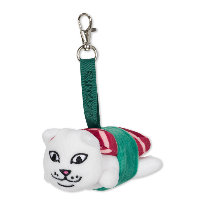 RIPNDIP Sushi Nerm Mini Plush Key Chain (Multi)