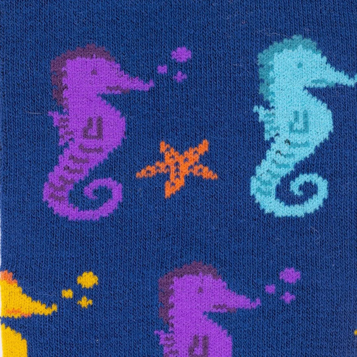 Swole Panda Seahorse Bamboo Socks