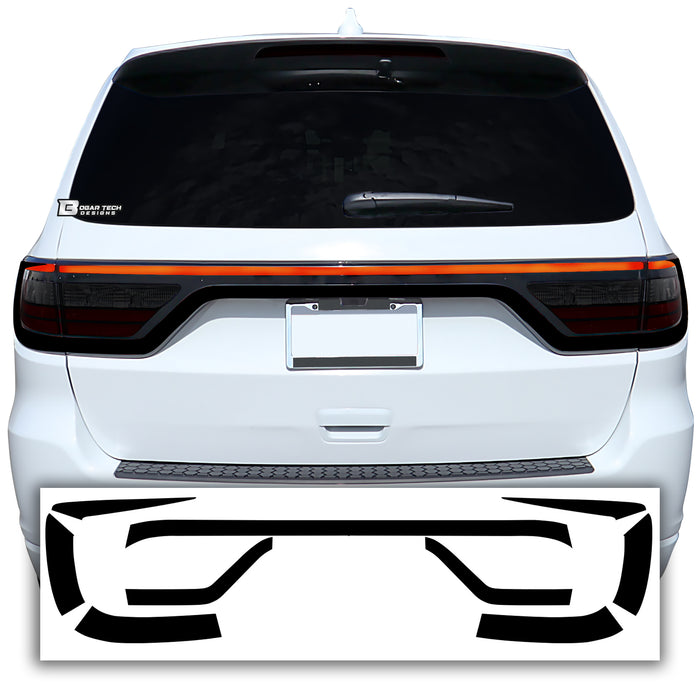 Tail Light Race Track Bat Vinyl Overlay Decal Sticker Film Fits Dodge Durango 2014 - 2022 Gloss - Bogar Tech Designs