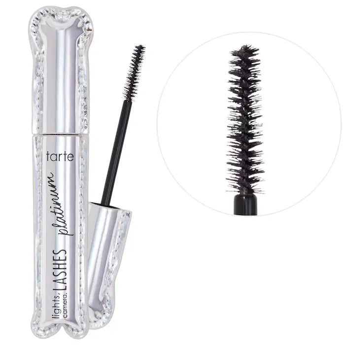 tarte lights, camera, lashes platinum mascara mini