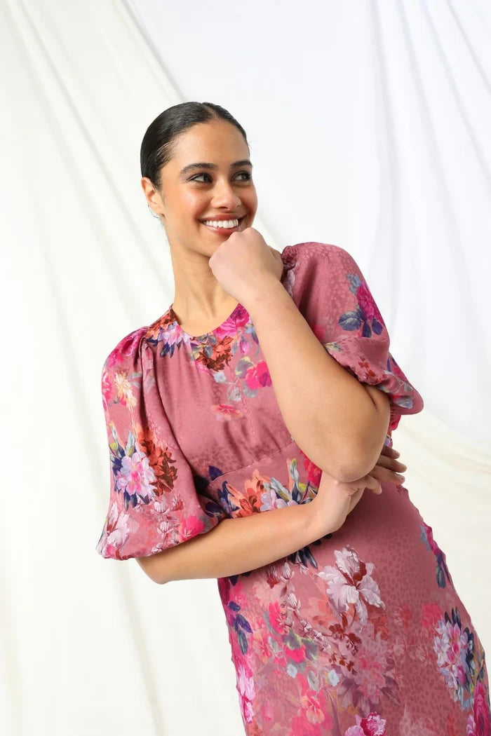 TAYLOR DRESS in Love At Dusk by Kachel