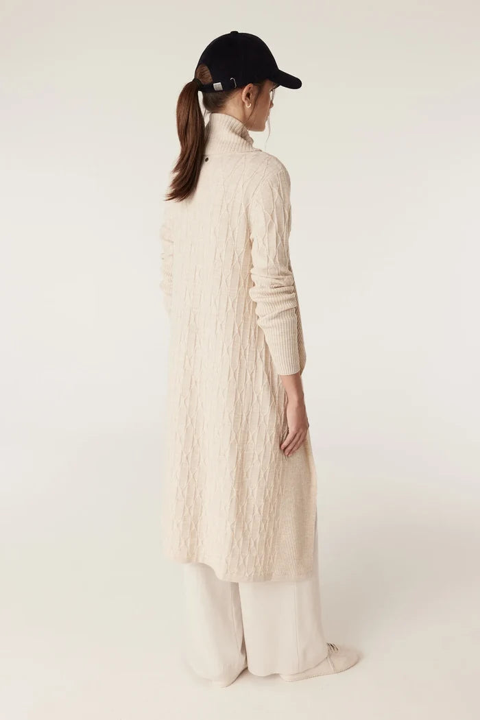 THE BEAUMONT MERINO CARDIGAN | Oatmeal - Darling & Domain
