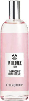 The Body Shop White Musk Flora Fragrance Mist 3.4 fl oz (100 ml) Authentic Product - - Pinky Cosmetics -- United Arab Emirates -- Pinky Cosmetics