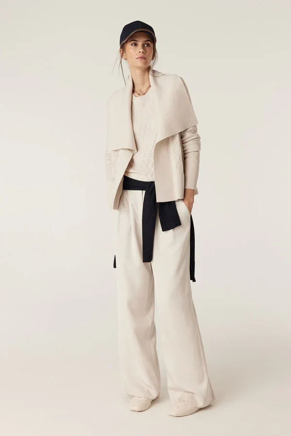 THE ELIZABETH MERINO CARDIGAN | Antique White - Darling & Domain