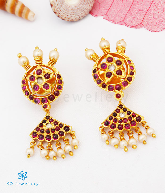 The Jaishree  Silver Kemp Earrings