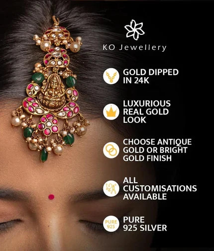 The Jaishree  Silver Kemp Earrings