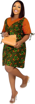 The Kemi Ankara Midi Dress