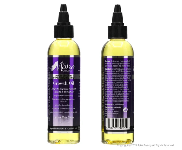 THE MANE CHOICE  Multi-Vitamin Scalp Nourishing Growth Oil 118mL 4oz