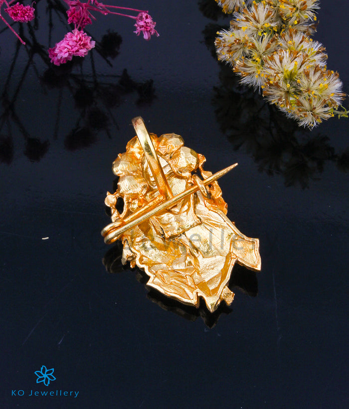The Narasimha Silver Pendant/Brooch
