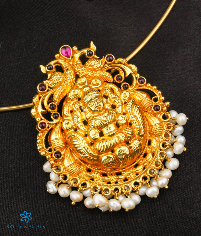 The Shama Silver Nakkasi Lakshmi Pendant