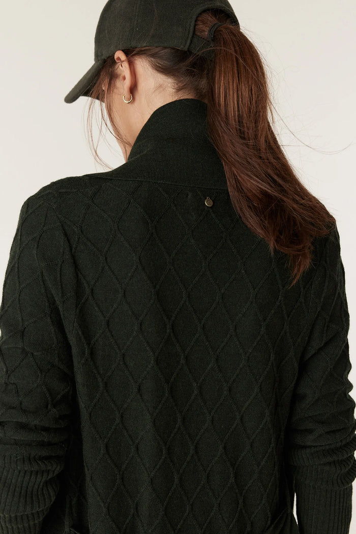 THE VICTORIA MERINO CARDIGAN | Moss - Darling & Domain