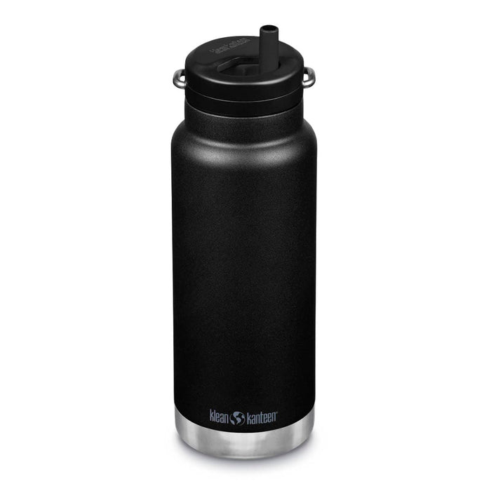 Klean Kanteen TK Wide Insulated Water Bottle 946ml Twist Cap - Black.