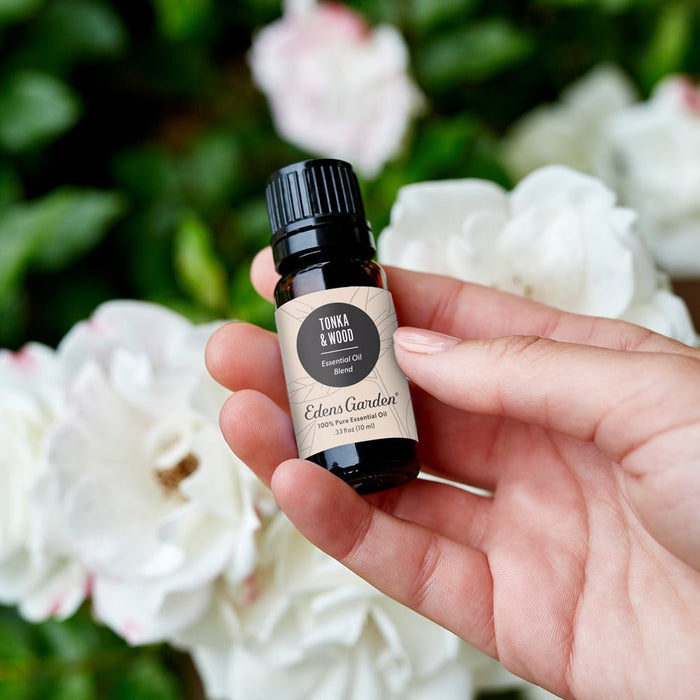 Lifestyle image of Tonka & Wood Essential Oil Blend