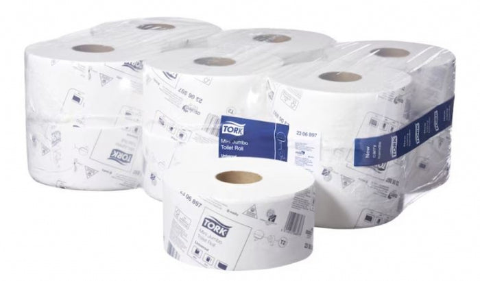 TORK T2 2306897 Jumbo Toilet Paper Mini Universal 400m