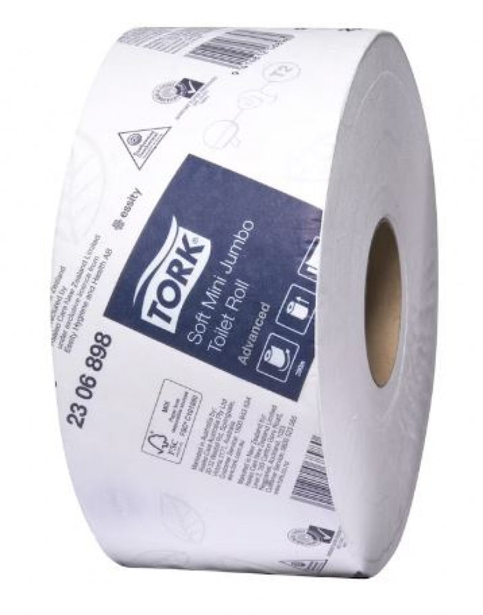 TORK T2 2306898 Jumbo Toilet Paper Soft Mini Advanced 200m