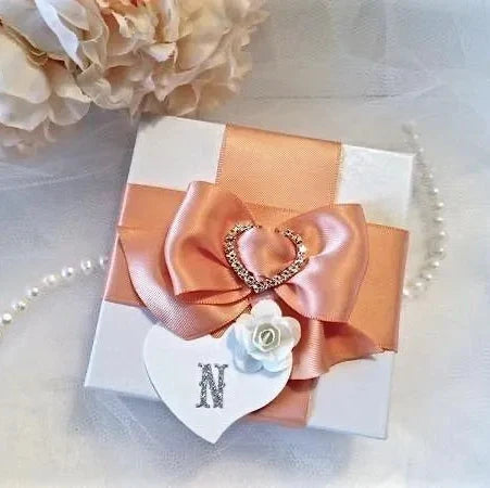 Bridal Party Gifts - Sterling Silver and Cubic Zirconia MOG Necklace