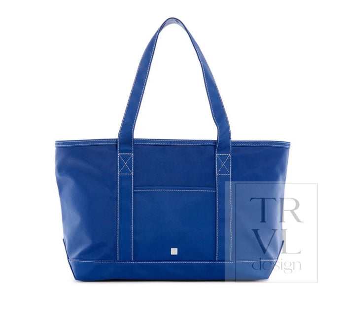 TRVL Design Medium Tote - Coated Canvas Blue Bell