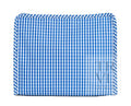 TRVL Design Roadie Large Zip Pouch - Gingham Royal