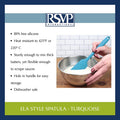 Turquoise Silicone Spatula