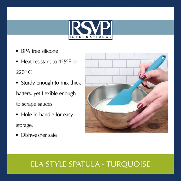 Turquoise Silicone Spatula