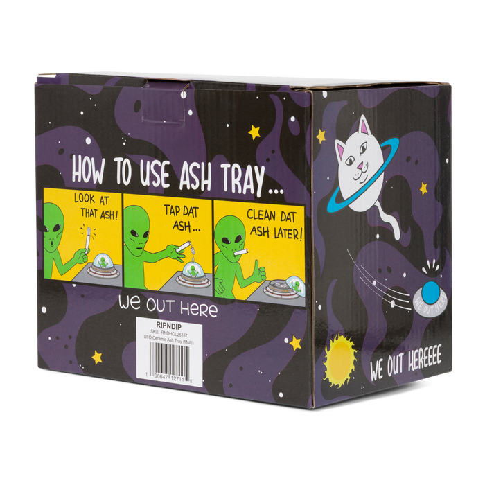 RIPNDIP UFO Ceramic Ashtray (Multi)