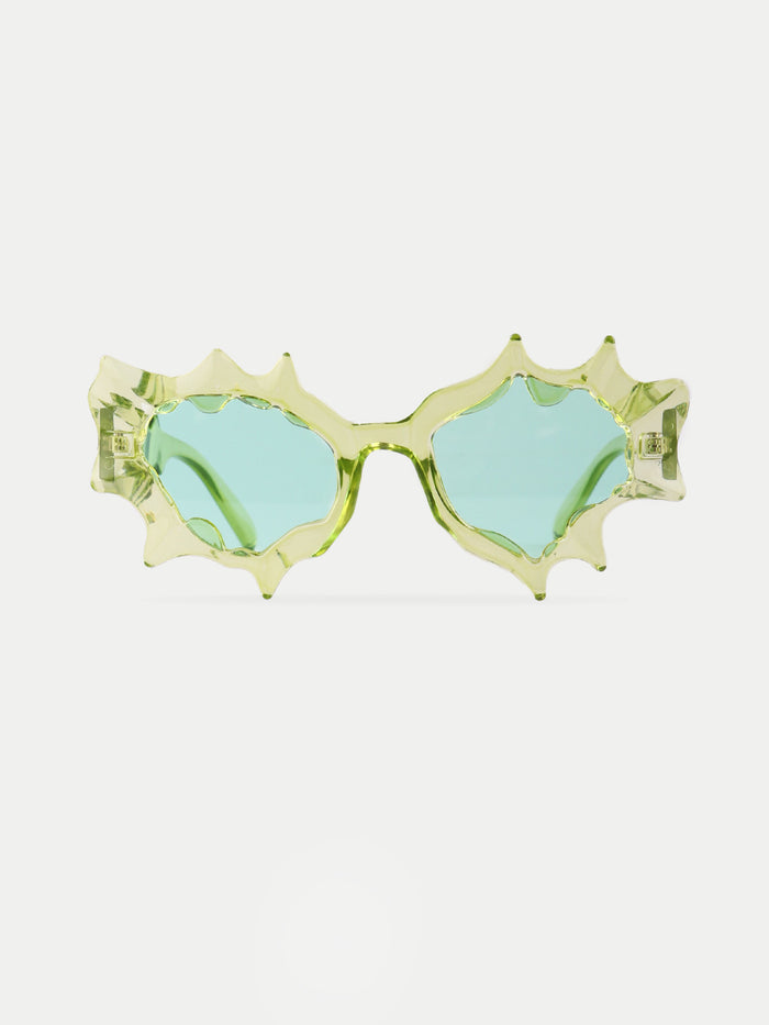 Unisex Slime Festival Sunglasses | Green-Image 1