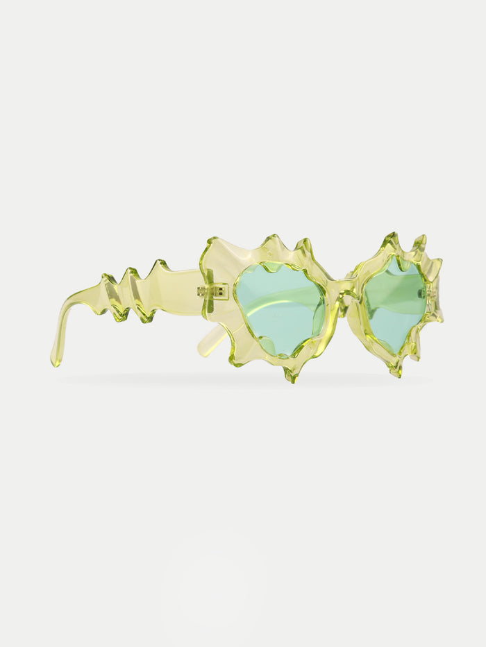Unisex Slime Festival Sunglasses | Green-Image 3