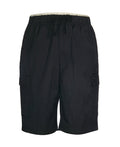 Univibe Big Boys Clifford Cotton, Nylon Cargo Shorts - Black