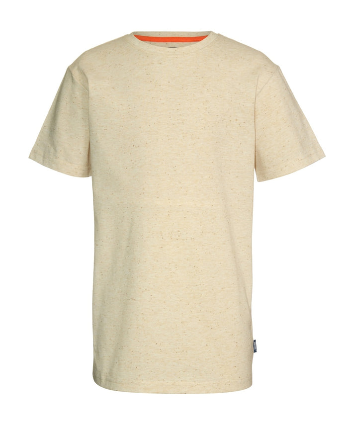 Univibe Big Boys Vaughn Nep Jersey Crew T-shirt - Khaki