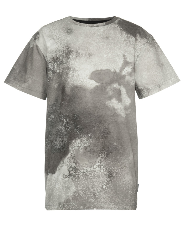 Univibe Big Boys Willem Cloud Print Short Sleeves Knit Crew T-shirt