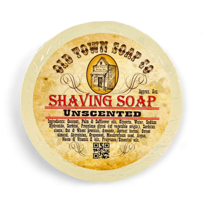 Unscented - Shave Puck - Old Town Soap Co.