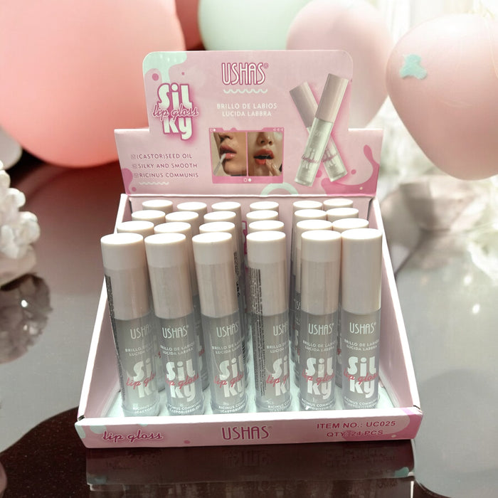 USHAS®️ Silky lip gloss (castor seed oil)