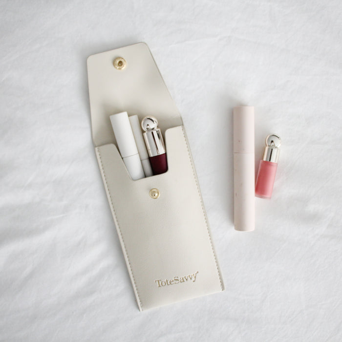 Vegan Leather Flat Pouch