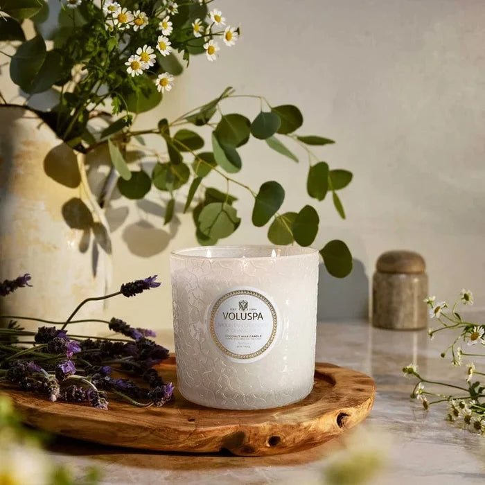 Voluspa Mountain Lavender & Chamomile Luxe Candle
