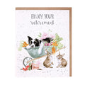 WRENDALE Card Enclosure Dog & Hares