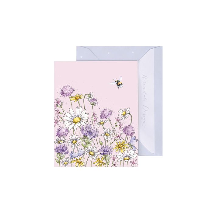 WRENDALE Card Enclosure Flowers & Bees