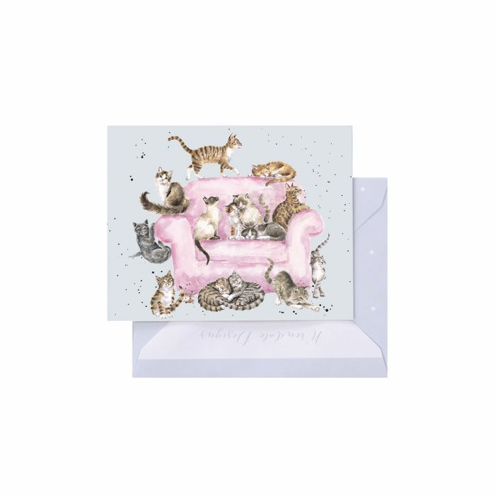 WRENDALE Gift Enclosure Card - 'Cattitude' Cat