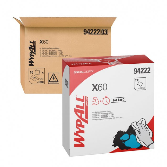 Wypall GeneralClean X60 Pop-up Box Wipers