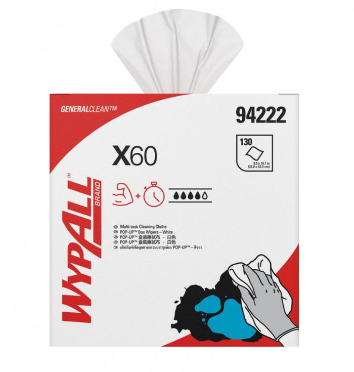 Wypall GeneralClean X60 Pop-up Box Wipers