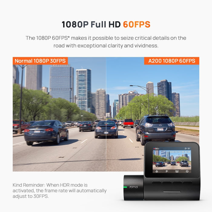Xiaomi 70mai Dash Cam A200