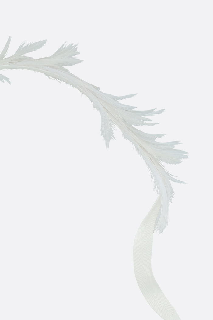 Zena headband with feathers