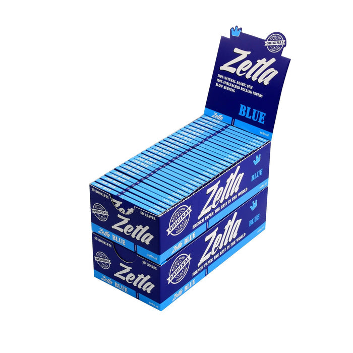 Zetla Rolling Paper Blue Small (100 Packs) - Zetla
