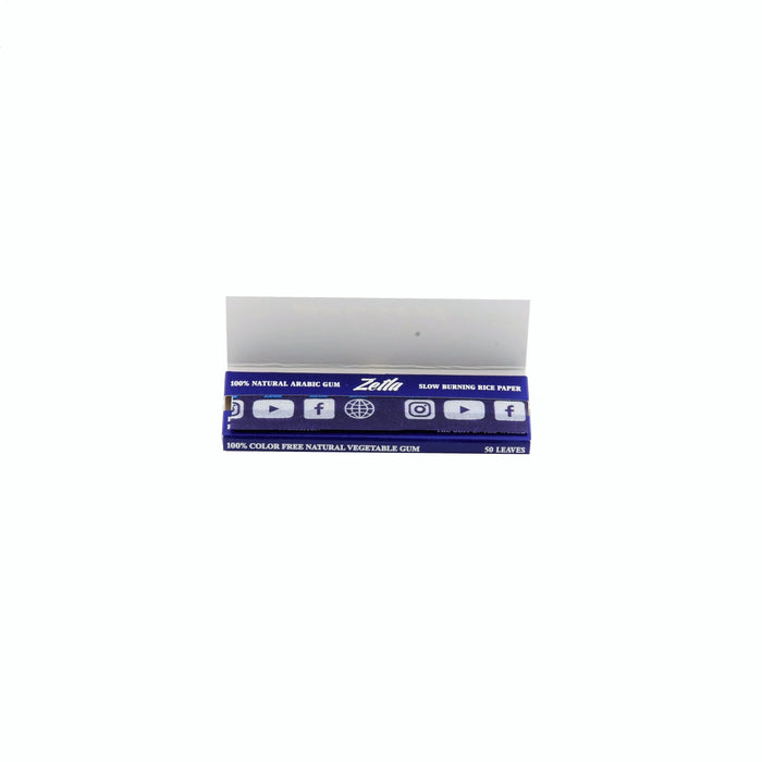 Zetla Rolling Paper Blue Small (100 Packs) - Zetla