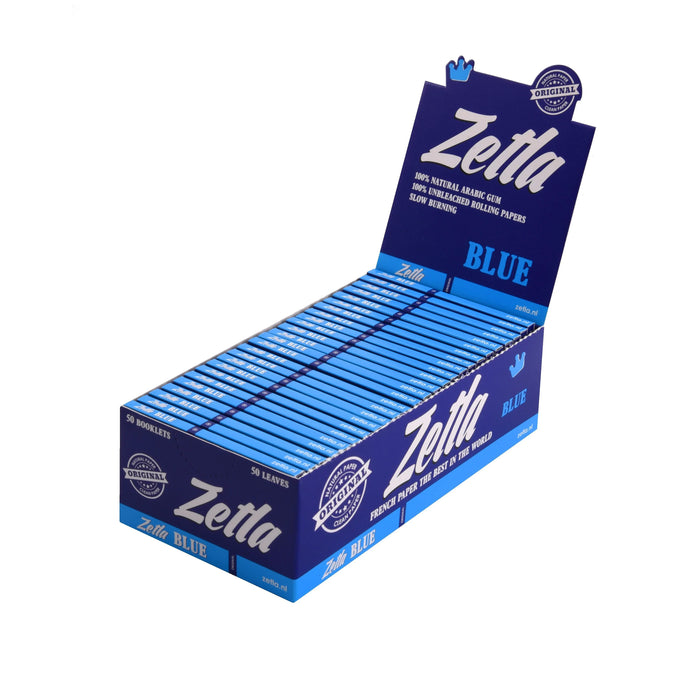 Zetla Rolling Paper Blue Small (50 Packs) - Zetla