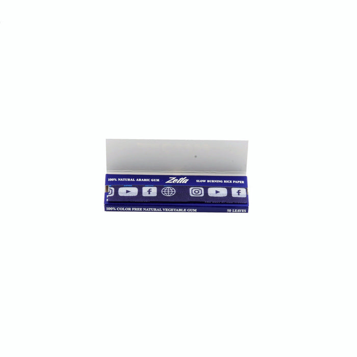 Zetla Rolling Paper Blue Small (50 Packs) - Zetla