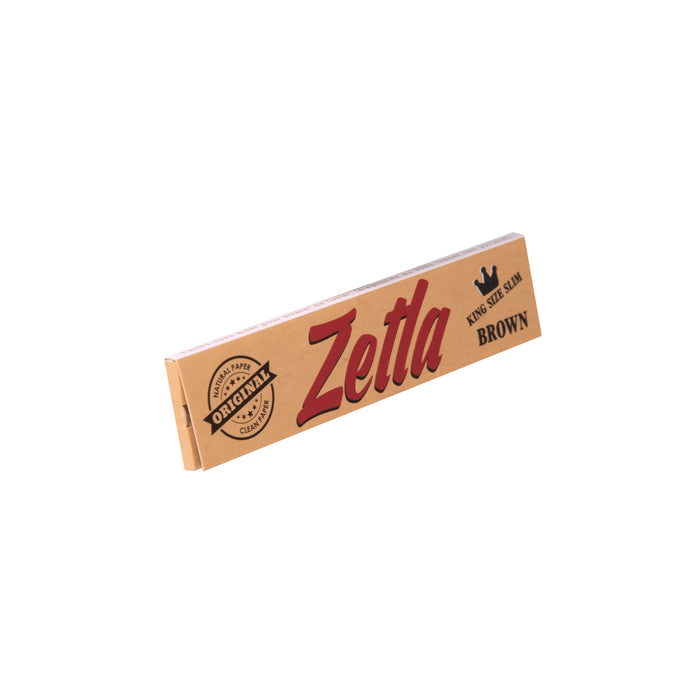 Zetla Rolling Papers Brown King Size Slim (50 Packs)