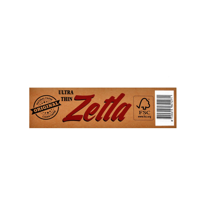 Zetla Rolling Papers Brown King Size Wide (50 Packs) - Zetla